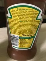 Mängden socker i Heinz Curry Gewürz Ketchup 590ML (spiced Curry Ketchup)