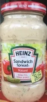 Mängden socker i Heinz Sandwich Spread naturel