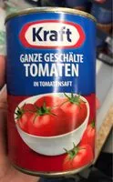 Mängden socker i Ganze geschälte tomaten