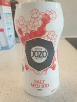 Mängden socker i salt med jod