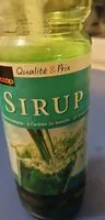 Mängden socker i Sirup menthe