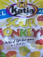 Mängden socker i Sour Monkey
