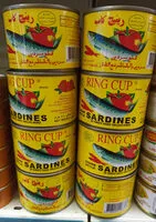 Mängden socker i قطع سردين بالطماطم مع الفلفل