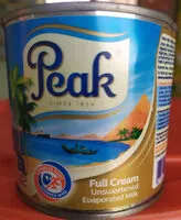 Mängden socker i Peak Full Cream