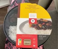 Mängden socker i Poulet teriyaki avec riz