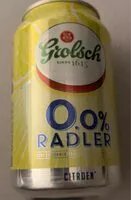 Mängden socker i Radler 0.0%
