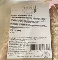 Mängden socker i Filet de maquereau fumé