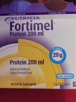 Mängden socker i Nutricia Fortimel Protein Nutriment Saveur Banane