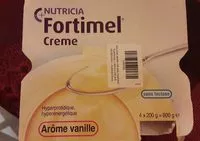 Mängden socker i Fortimel vanille