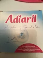 Mängden socker i Adiaril - Solution de réhydratation pour bébé
