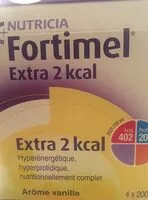 Mängden socker i Fortimel Extra 2kcal Vanille