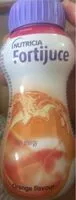 Mängden socker i Nutricia Fortijuce Orange flavour