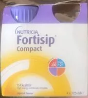 Mängden socker i Fortisip compact