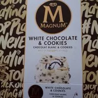 Mängden socker i MAGNUM Glace Bâtonnet Chocolat Blanc & Cookies 4x90ml