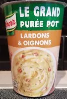Mängden socker i Knorr Repas Express Grand Purée Pot Purée, Lardons & Oignons 76g