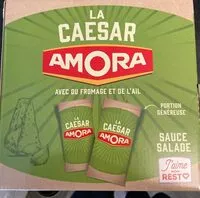 Mängden socker i Amora Sauce salade Caesar carton 50 portions 30 ml