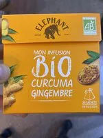 Mängden socker i Infusion Curcuma Gingembre