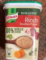 Mängden socker i Bouillon de bœuf