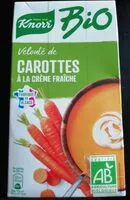 Mängden socker i Knorr Soupe Liquide Bio Velouté de Carottes à la Crème Fraîche 1L
