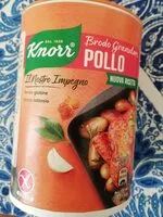 Mängden socker i Brodo granulare di pollo