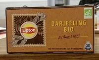 Mängden socker i Lipton Thé Noir Bio Darjeeling 20 Sachets Mousseline