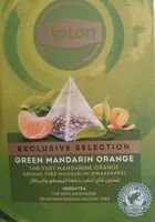Mängden socker i Lipton Exclusive Selection Thé vert Mandarine Orange 25 sachets pyramides