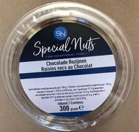 Mängden socker i Chocolate Raisins