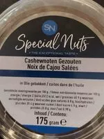 Mängden socker i Noix de cajou salées