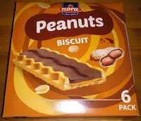 Mängden socker i Peanuts Biscuit