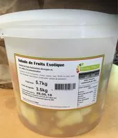 Mängden socker i Salade de fruit