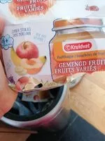 Mängden socker i Fruits variés