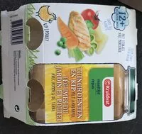 Mängden socker i Kruidvat tuingroenten en kip met aardappel