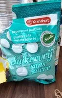 Mängden socker i Pastilles à la menthe poivrée