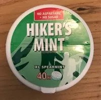 Mängden socker i Hiker's mint XL spearmint
