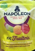 Mängden socker i Napoleon Fruitmix Mini 10X60G