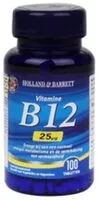 Mängden socker i Holland & Barrett Vitamine B12, 25mcg (100 Tabletten)