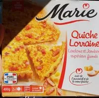 Mängden socker i Quiche Lorraine Lardons Jambon Marie