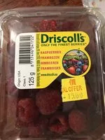Mängden socker i Raspberries, Famboises