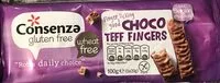 Mängden socker i Choco teff fingers