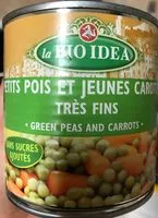 Mängden socker i Petits Pois et Jeunes Carottes Très Fins