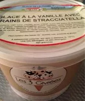 Mängden socker i Glace à la vanille avec grains de stracciatella