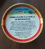 Mängden socker i Glace de la ferme