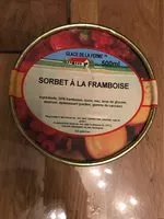 Mängden socker i Sorbet à la framboise