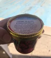 Mängden socker i Crème glacée au stracciatella