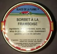 Mängden socker i Sorbet a la framboise