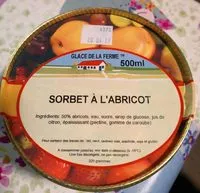 Mängden socker i Sorbet à l'abricot