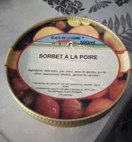 Mängden socker i Sorbet à la poire