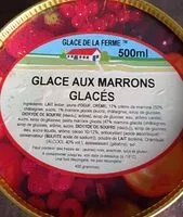 Mängden socker i Glace aux marrons glacés