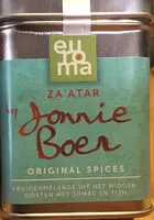 Mängden socker i Za'atar