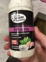 Mängden socker i Sauce a base de yaourt echalote